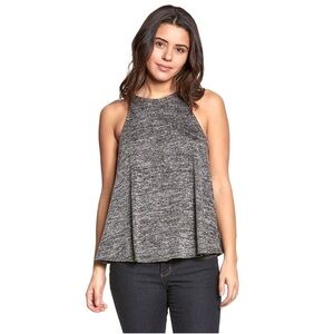Hollister Gray Halter Blouse | SIZE S